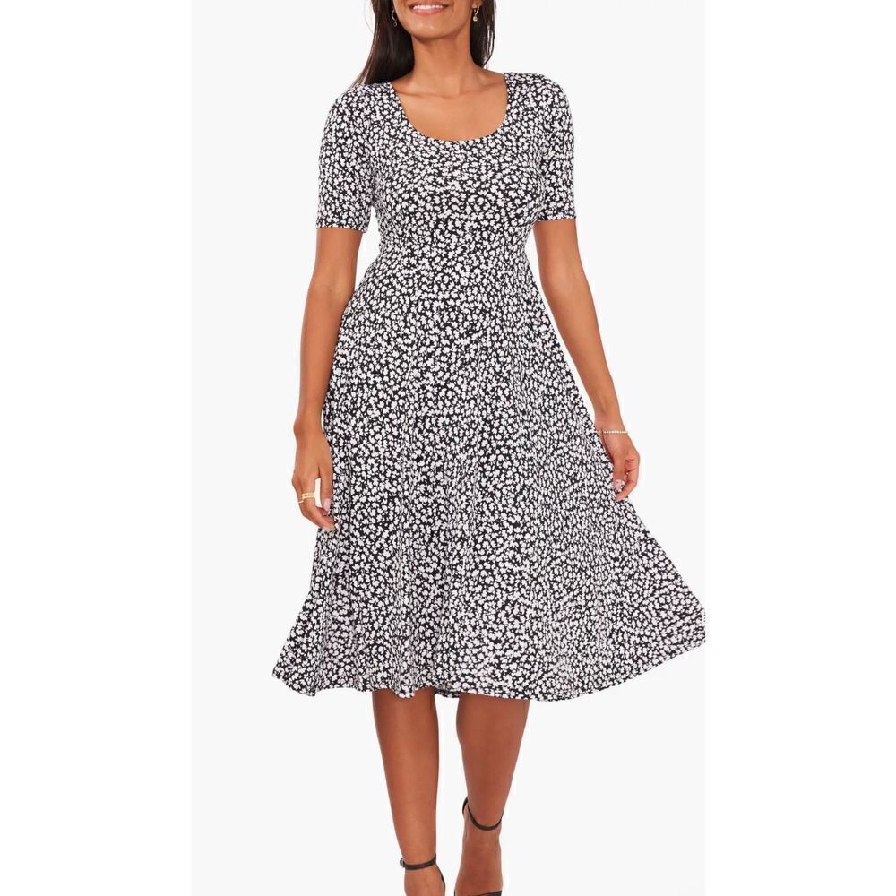 Chaus Floral Print Midi Dress